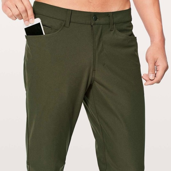 Lululemon Men's ABC Pant Classic, Dark Olive (34" Inseam) - Picture 3 of 9